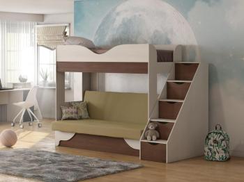 Бодега Светлый / Орех Донской / Велюр Бежевый