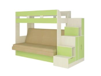 Бодега светлая / зеленая / Велюр Бежевый