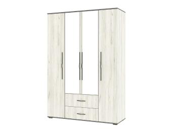 Дуб Крафт Белый / Серый Шифер