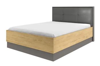 Дуб Вотан / Серый графит / Кож.зам серый