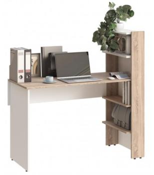 Дуб сонома / белый