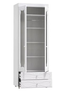 Шкаф 2 дв (410) с 2 Малыми зеркальными дверьми и ящиками Катрин-К ИТ-45 Италия