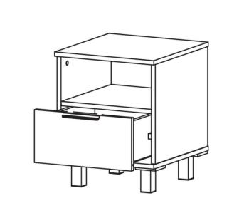 Тумба прикроватная Атлант Харди