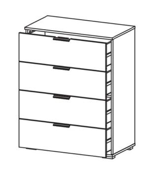 Комод Атлант Харди с 4 ящиками