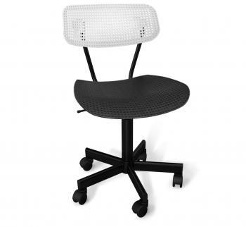 белый/черный/черный муар