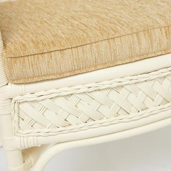 Комплект террасный TetChair ANDREA (стол кофейный со стеклом + 2 кресла + подушки)