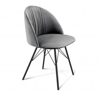 угольно-серый/черный муар