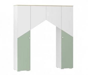 Макарун (ПВХ), Белый (КМ)/Дуб сонома