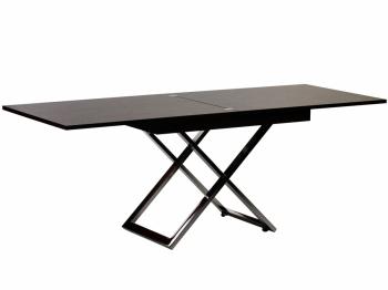 Стол-трансформер Levmar Cross D23/S79 Венге/Нержавеющая сталь