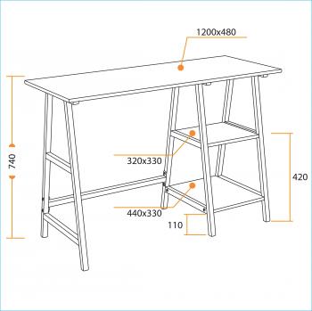 Стол TetChair WD-02
