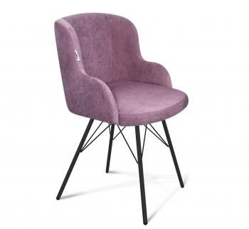 пыльная роза/черный муар