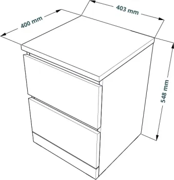 Комод Гуд Лакк Варма 2 40х54х40