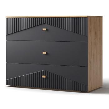 Дуб наварра/шагрень черная