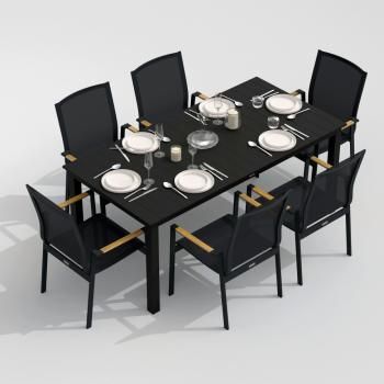 Обеденная группа Ideal Patio DOLLA SOLA - стол алюминий 180