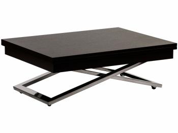 Стол-трансформер Levmar Cross D23/S79 Венге/Нержавеющая сталь