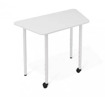 белый/хром лак