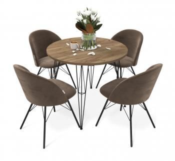 дуб галиф.таб./кофейный ликер/черн. Муар