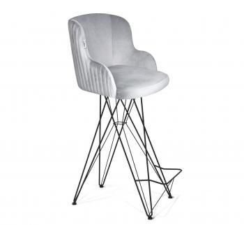 серое облако/черный муар