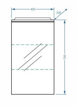 Зеркало-шкаф Stella Polar Альда 40/С
