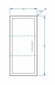 Шкаф подвесной Концепт 36/80