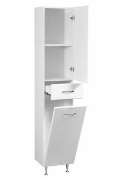 Шкаф-пенал Stella Polar Концепт 36 с корзиной