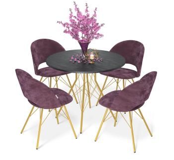 каменный уголь/вишневый джем/золото