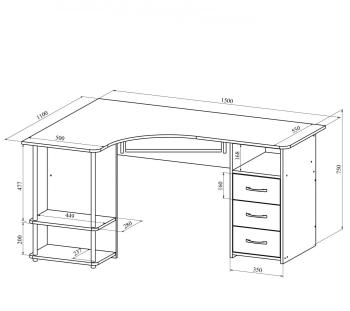 Стол компьютерный Compass С-237