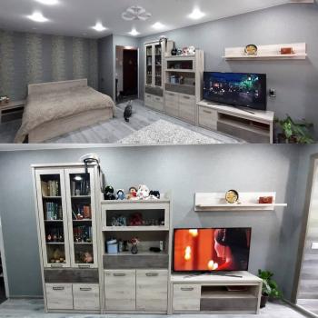 Шкаф с витриной Анрэкс 2V2D1S JAZZ