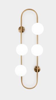 белый/латунь