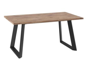 Дуб велингтон/чёрный