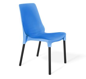 небесно-синий/черный муар