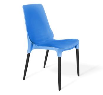 небесно-синий/черный муар