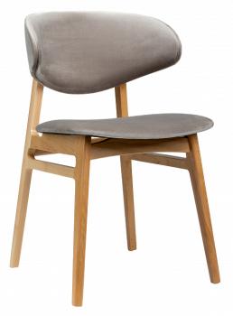 Серый Микровелюр/Натуральный бук