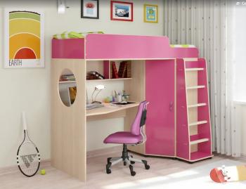 Венге светлый/розовый