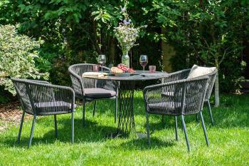 Обеденная группа на 4 персоны Диего со стульями 4sis Марсель