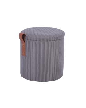 Вельвет тёмно-серый