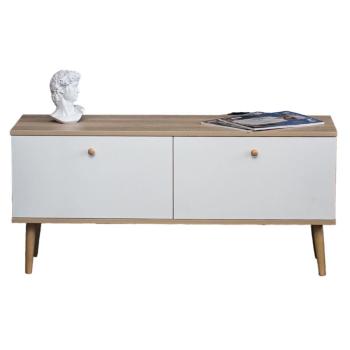 ЛДСП белый/сонома 16 мм, ножки береза