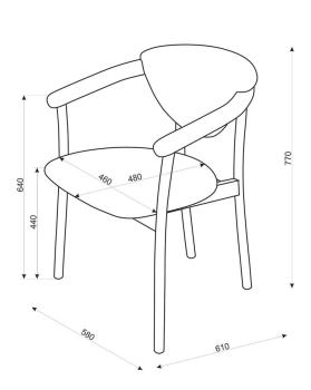 Кресло венское RB АРТ