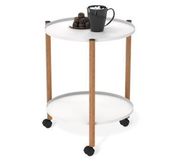 белый муар/светлый орех