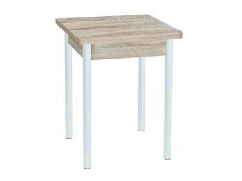 Дуб сонома/Опора № 2-круглая муар белый