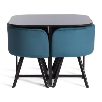 Blue (синий) HLR62/черный МДФ/велюр/металл