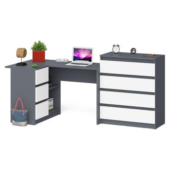 Графит/Белый