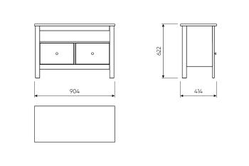 Тумба Гуд Лакк Сага (2 ящика)