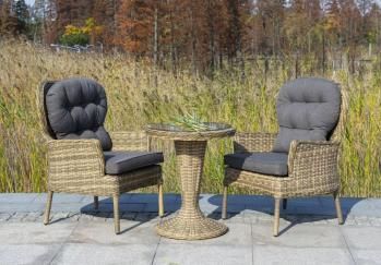 Стол круглый из искусственного ротанга 4sis