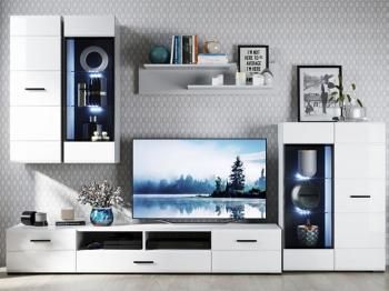 Пенал-витрина Империал Йорк навесная (02)