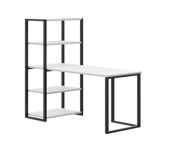 белый глянец, черный