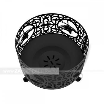 Костровая чаша Завод Палитра Ретро Вертолёт, ST3, 3мм