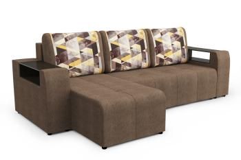 Жаккард Сноу броун / Савана латте