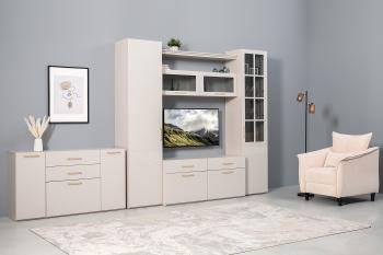 Комод Моби Ричфорд 16.235 5981 BS Моно керамика D166-2 ПВХ Белый PE шагрень