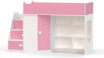 белый / розовый